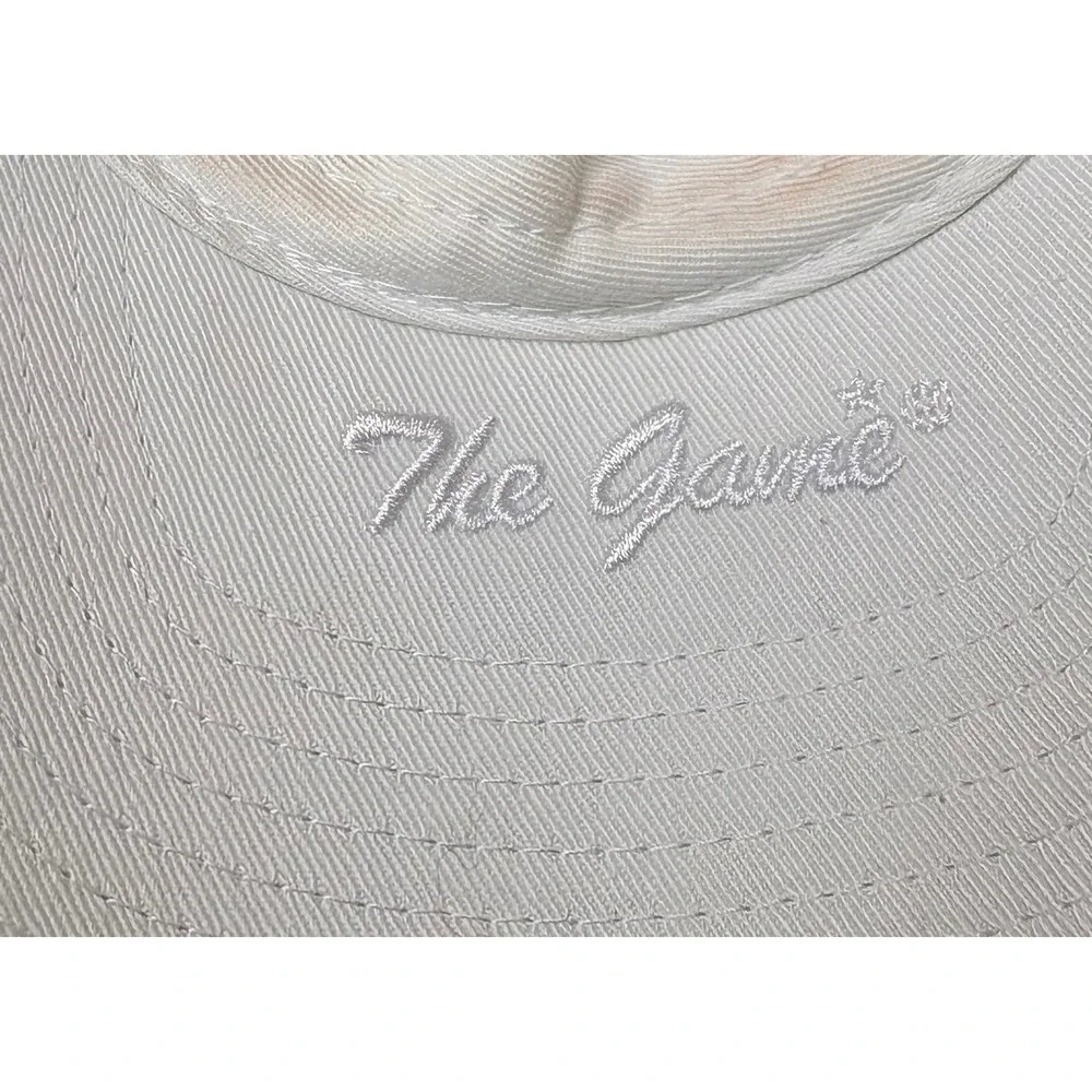 The Game University of Alabama Crimson Tide Hat White Pink Adjustable Dad Cap